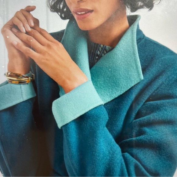 NWT PETITE TALBOTS DOUBLE FACE BELTED JACKET - Picture 3 of 7